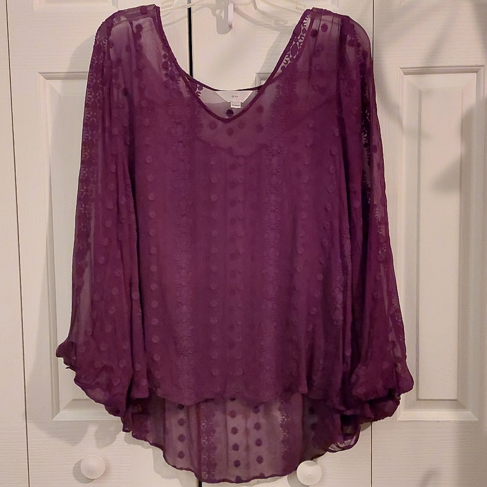 ZOA Silk Blouse Sz. M